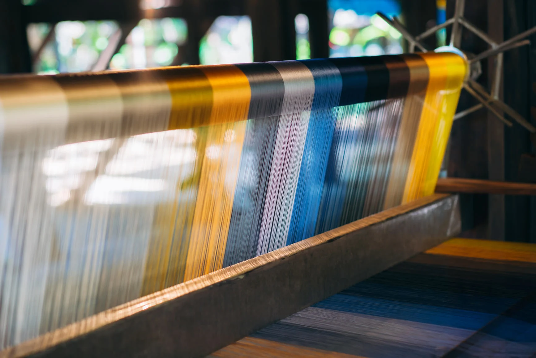 Polyester fabric production
